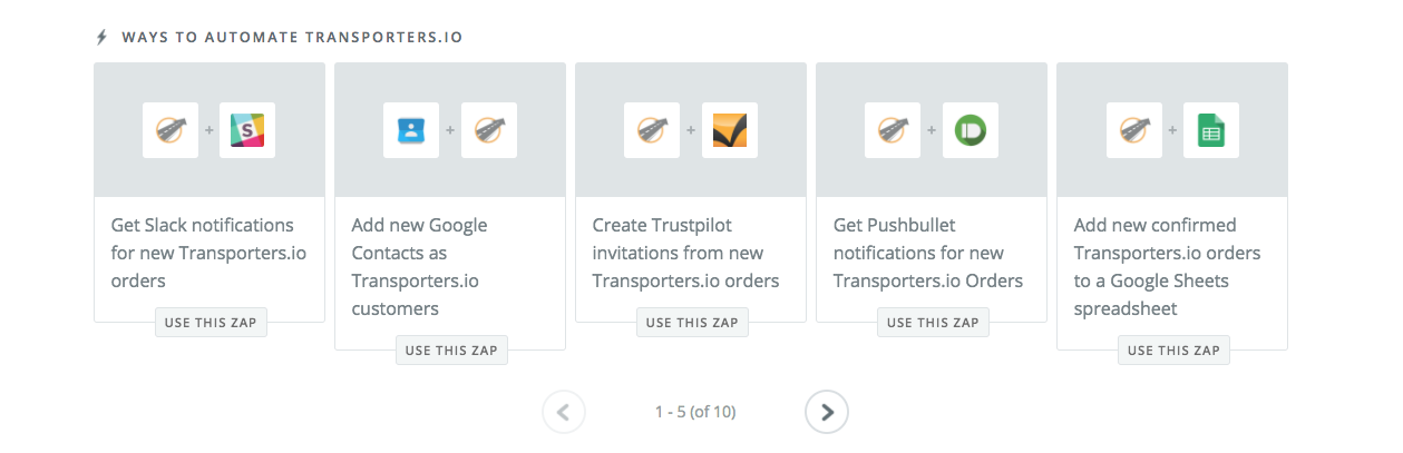 Zapier integration is live